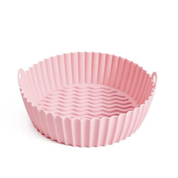 2022 New Reusable Silicone Non-Stick Air Fryer Liners , Non Stick Air Fryer Oven Accessories , for Baking Tray Oil Proof Water-Proof Air Fryer Food Gr en oferta
