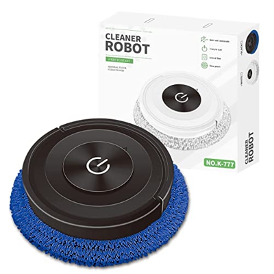 Robot de Barrido en seco y húmedo Inteligente para el hogar fregona automática fregona eléctrica Limpiador de Suelo húmedo y seco Recargable (Color : 
