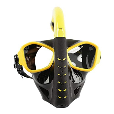 Samnuerly Juego de esnórquel para Adultos, máscara de Buceo, máscara de Buceo, máscara de natación, Juego de esnórquel seco para Hombres, Mujeres y jó
