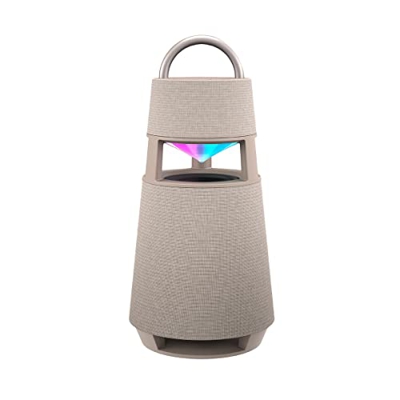 LG XBOOM 360 RP4BE - Altavoz Bluetooth, 120W de Potencia, Iluminación LED, Bateria 10h, Diseño Elegante Exclusivo, Sonido Premium Omnidireccional, El 