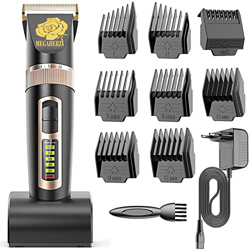 Cortapelos para hombre, cortadora de pelo profesional, silenciosa, con 8 peines-guía precio