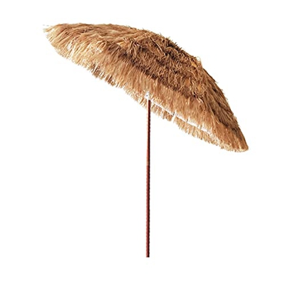 Sombrillas para Piscina Exterior, sombrillas con Techo de Paja, sombrilla de Paja portátil para jardín, sombrilla de Playa Grande para Sombra, sombril