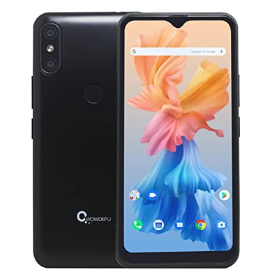 Smartphone Pantalla Waterdrop de 6.1 pulgadas,5G WiFi,Desbloqueo de teléfono Android 11.0,Huella digital+Face ID,Teléfono 4G Dual SIM,Cámara de 5MP+13