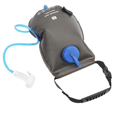 Socobeta Bolsa de Ducha Portátil, Almacenamiento de Agua Potable de Grado Alimenticio, Bolsa de Baño para Acampar Al Aire Libre para IR de Excursión p