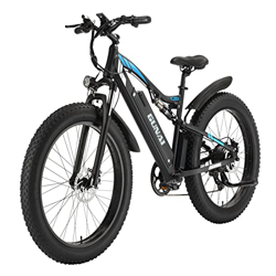 KELKART Bicicleta eléctrica, 48V 12.8AH Bicicleta de montaña con llanta Gruesa para Adultos con Sistema de Freno hidráulico Delantero y Trasero XOD, b en oferta