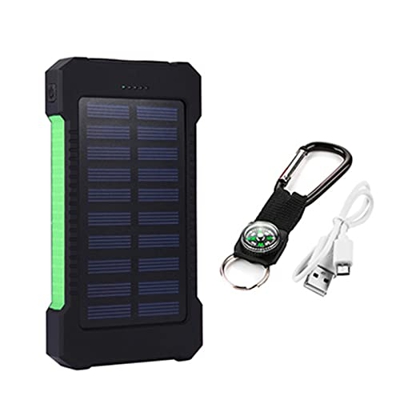 Banco de energía Banco de energía 20000 mah Banco de energía Solar Cargador de teléfono portátil led Banco de energía de Viaje al Aire Libre Adecuado 