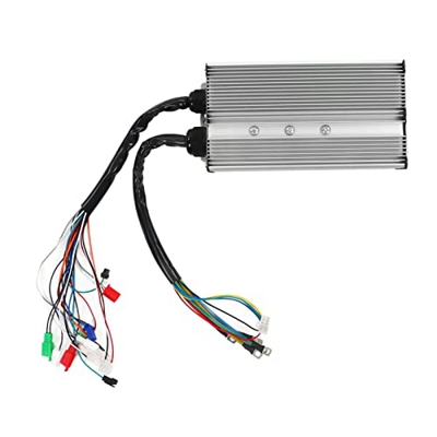Keenso Controlador de Motor sin Escobillas 36V 48V 60V 2000W, Motor de CC sin Escobillas de Modo Dual para Bicicleta Eléctrica