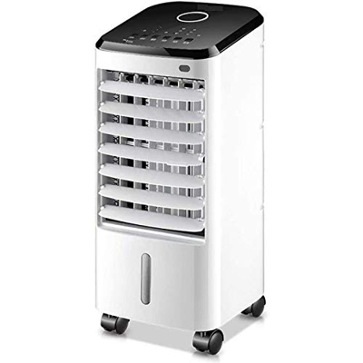 YUELEI- Acondicionador de aire acondicionado Aire acondicionado portátil, velocidad del viento de tres bloques, refrigerador de aire de tiempo de 12 h