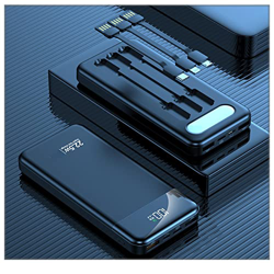 Power Bank Power Bank Power Bank 20000mAh 22.5W SCP Cargador portátil Batería Externa Carga  rápida Adecuado para Todos los Bancos de energía 22.5WBla en oferta