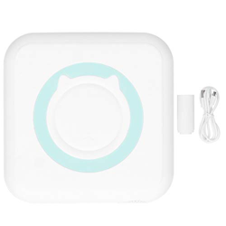 Uxsiya Impresora para preguntas equivocadas, mini impresora térmica multifunción multifunción con cable USB para viajes escolares para profesores (ver características