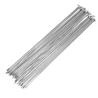 windmeile | Büchel Radios para bicicletas y bicicletas eléctricas, plata, 36 unidades, 228 mm - 13G, acero, zinc, inoxidable, spokes, bicicleta eléctr
