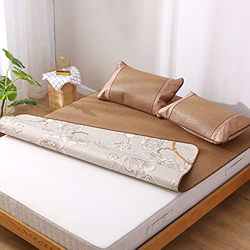 Ledpower Colchón de Ratán de Doble Cara, Almohadilla de Dormir Refrescante de Verano, Almohadilla de Aire Acondicionado Suave Transpirable Plegable, c en oferta