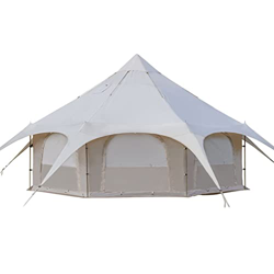 GLWANJG Carpa de yurta Grande, Carpa de Lujo portátil de Dos Pisos Gruesa, Resistente a la Intemperie, Adecuada para 6-10 Personas, Equipo de Camping  características