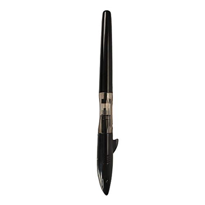 Guotobe Jinhao - Bolígrafo de metal con punta fina, color transparente y colorido, color negro