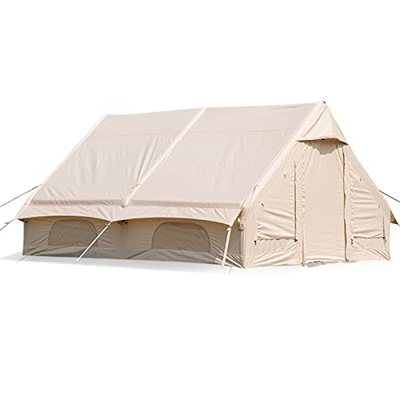 GLWANJG Carpa de yurta Grande Inflable Carpa de algodón portátil de Sombra Impermeable Gruesa Adecuada para múltiples Personas al Aire Libre Equipo de