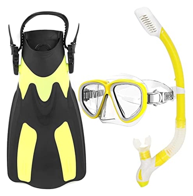 WARRIO Gafas y máscaras de Buceo Gafas de Buceo máscaras de Buceo Aletas de Buceo Snorkel Aletas de Snorkel al Aletas de natación de Vidrio for Adulto