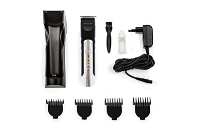 Corioliss Trimmer CRS-101 - Máquina de Afeitar Profesional para Cuerpo Barba y Cabello - 3 Horas de Bateria con 3 Velocidades y 4 Guias de corte - Afe
