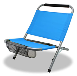 GREATOOL Silla de Playa Plegable 62x47xH47CM, Pack 2, Silla Respaldo Fijo Cómodo, Estructura de Aluminio Ligera, Tela de Textileno,Silla de Camping Pl precio