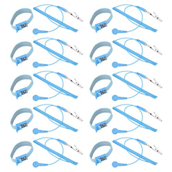Muñequera antiestática Band-10Pcs 1.8Mx2.0MM Pulsera antiestática Conexión a tierra Descarga electrostática Correa de muñeca características