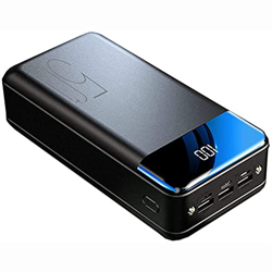 Wttfc Batería Externa Power Bank, 50000mah Cargador portátil, batería Externa compacta con tecnología de Carga rápida para iPhone, Samsung Galaxy y má características