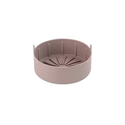 ZELDUO 1 unids 16 cm de silicona forrado Pan Aire Fryer Accesorios Herramientas de hornear Herramientas de cocina reutilizables para pizza, asar