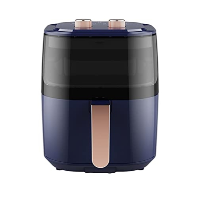 VGAGV Freidora De Aire Sin Aceite Eléctrica Visible De 5L para El Hogar De La Cocina, Patatas Fritas De Tarta De Huevo De Pollo, Horno Eléctrico Intel