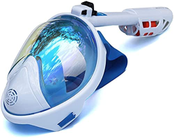 Spacmirrors Máscara de esnórquel Máscaras de Buceo Bajo el Agua Vista Amplia de 180 Grados Juego de esnórquel de Cara Completa Máscara de esnórquel pa características