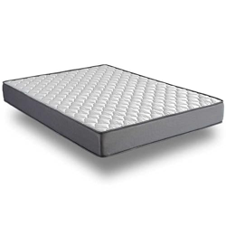 Colchón Dorothy núcleo HR de 22kg Blanco/Gris 17x90x190 cm precio
