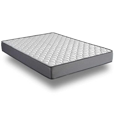 Colchón Dorothy núcleo HR de 22kg Blanco/Gris 17x90x190 cm