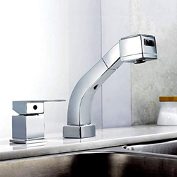 FMOPQ Grifo Mezclador Moderno Tipo tirón, Grifo de Lavabo de baño, Grifo de Calor frío de Cobre, Grifo Giratorio de Modo Dual, Boquilla de Ducha en oferta