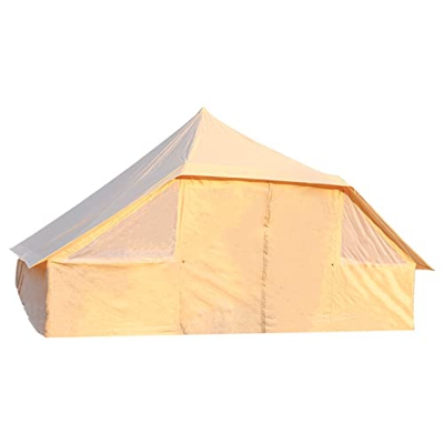 Campana de lona de algodón impermeable grandes carpas para camping familiar 4 estaciones al aire libre yurta campana tienda para camping familiar