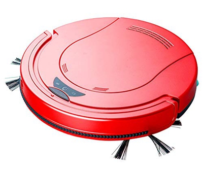 Samnuerly Robot Aspirador, Aspirador robótico con Capacidad de batería de 2000 mAh, Sensor anticolisión superfino de 5,5 cm, Limpieza automática del h