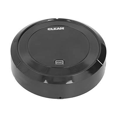 DOJR Barredora Inteligente, Aspiradora Robot Anticolisión de 6 Cm para Sala de Estar para Cenizas para Suciedad para el Hogar(Negro)