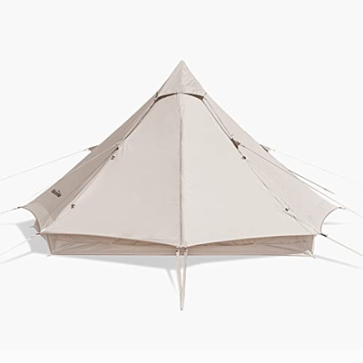 GLWANJG Gran Tienda piramidal de Lujo, Tienda de yurta portátil Impermeable Gruesa Adecuada para Acampar al Aire Libre para Varias Personas, Equipo de