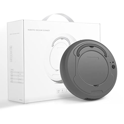 Desconocido Robot de Barrido Inteligente Multifuncional Aspiradora Perezosa de Carga Limpiador Doméstico Pequeño máquina Barredora (Color : Grey)