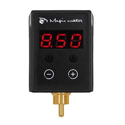 Mini Square Wireless Tattoo Power Supply LCD Digital Display Portable Tattoo Pen Power Bank RCA/DC Connection RCA en oferta