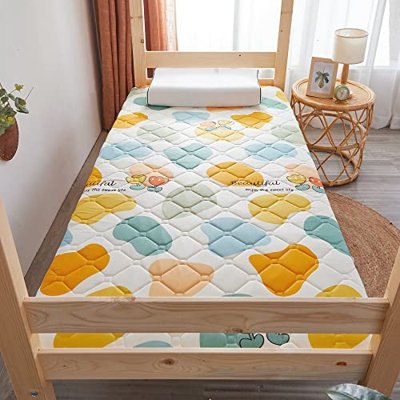 KKCD Colchón De Tatami para Dormitorio Estudiantes Colchón De Futón Plegable para Piso Queen Colchón De Refrigeración Ratán De Doble Cara Colchoneta E