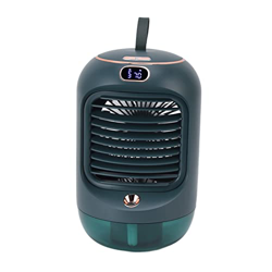 Luqeeg Enfriador de Aire Evaporativo, Portátil Recargable Ventilador de Aire Acondicionado, Giratorio Ventilador de Escritorio Personal Ventilador de  precio
