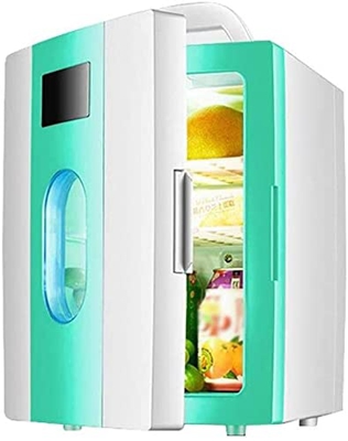 Mini Fridge Car Electronic Cold and Warm Refrigerator 10 Liters Car Dual-use Small Home Dormitory Refrigerated Mini Cosmetics Refrigerator Compact and