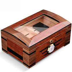 Humidors Indoor Constant Temperature Moisturizing Fashionable Moisturizing Cigar Cabinet Lightweight and Convenient (Wood Color 3523.816cm) precio