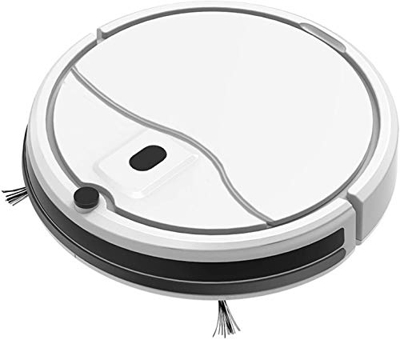 Samnuerly Robotic Mop Cleaner, aspiradoras robóticas autocargantes Inteligentes súper Delgadas de 7,5 cm con Control Remoto, aspiradora Robot para Pel