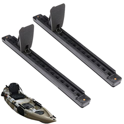 Eastuy Férula de pie de kayak,Accesorios de kayak | Reposapiés universales ajustables de nailon para kayak, pedales de reposapies, piezas de repuesto  en oferta