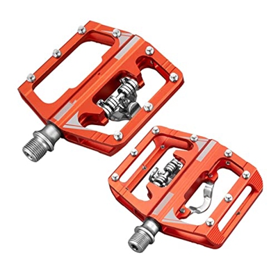 Z shuiping Compatible con Mtb Pedal sin clip set de un solo clip lateral compacto medidor de alimentación de potencia pedalen plataforma de bicicleta 