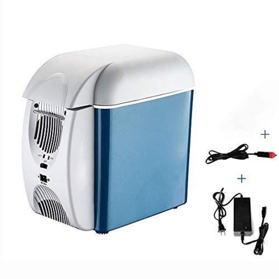 Tiny Fridge Mini Car Refrigerator 7.5L Large Capacity Car/Home Small Refrigerator Silent Energy Saving Mini Refrigerator Fast CoolingSuitable for Cars
