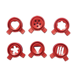 Tapa de Modelado de Estrellas de la máquina de Helado de la máquina de Repuesto Boquilla de máquinas de Helado (6pcs) en oferta