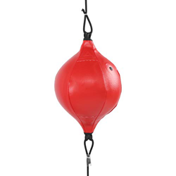Saco de Boxeo de Doble Extremo, Bola de Velocidad de Boxeo Colgante de Bola de Doble Extremo de Cuero PU con Bloqueo de Anillo de 2 Piezas Y Cordones  características