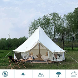 GLWANJG Tienda de campaña de Lujo Grande, Tienda de yurta portátil Impermeable Gruesa Adecuada para 3-8 Personas, Camping al Aire Libre, Equipo de Gra características