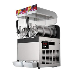 Máquina de aguanieve de 2 X15L, máquina de aguanieve de Bebida congelada Comercial, máquina para Hacer aguanieve de Bebida congelada, máquina para der en oferta