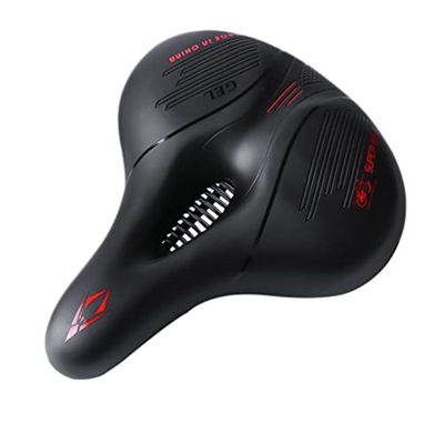 ZhuiKun Sillin Bicicleta Montaña Gel Sillin Bici Ergonómico Hombre Mujer Asiento de Bicicleta Cómodo y Transpirable para BMX,Bicicleta de Carretera - 