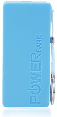 Cargador de batería externo portátil con 2 x 18650 baterías para teléfonos móviles moda en práctica